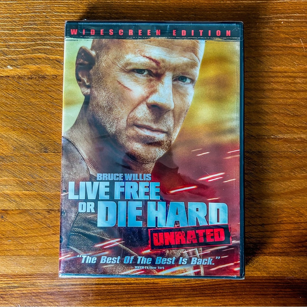 Live Free or Die Hard (DVD, 2007, Widescreen Edition) Unrated Version